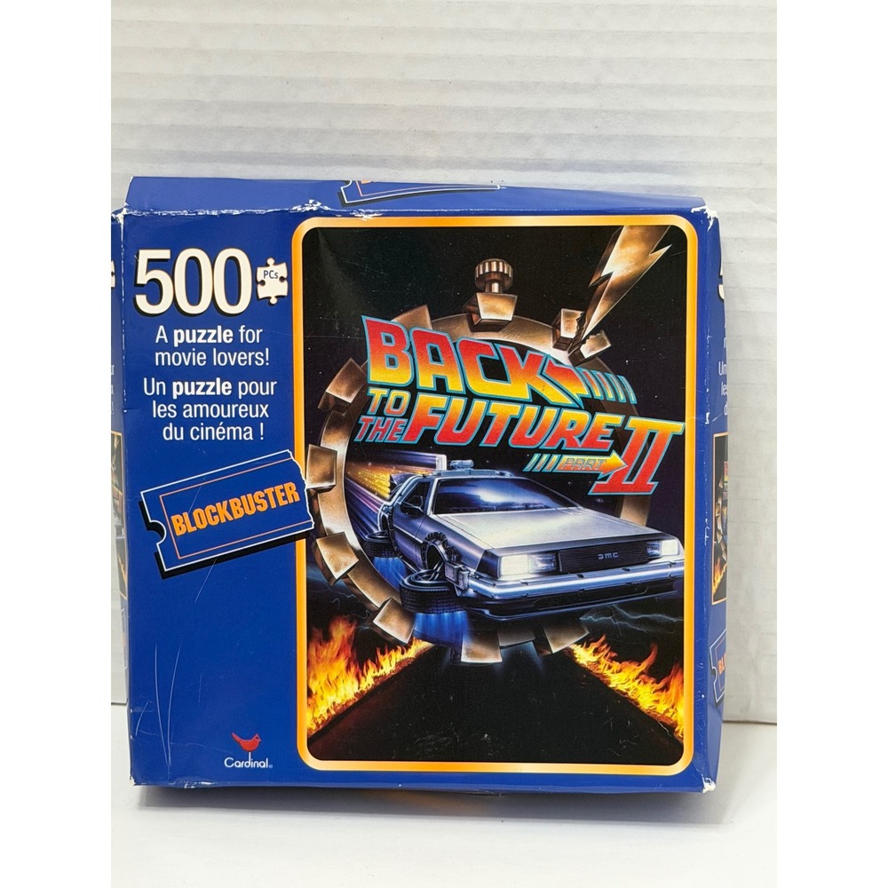 Cardinal Blockbuster Back to the Future Part II 500 Piece Jigsaw Puzzle DmgBox